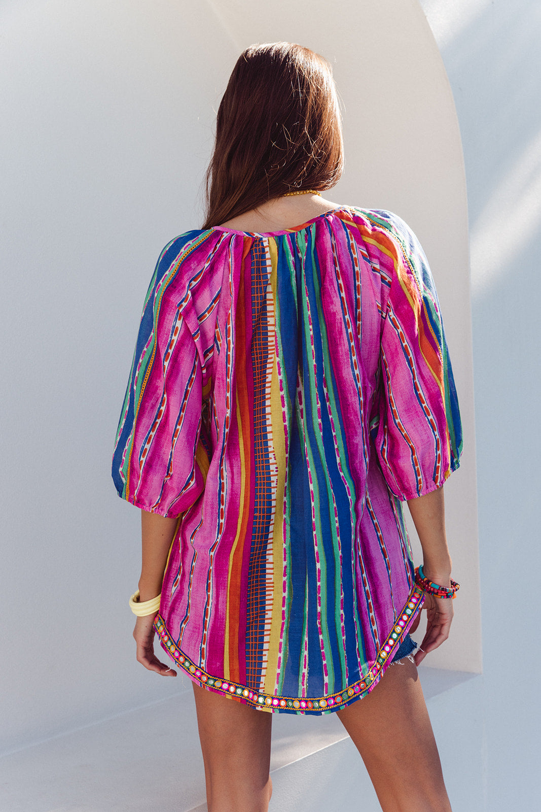 Sydney Top - Calypso Stripe