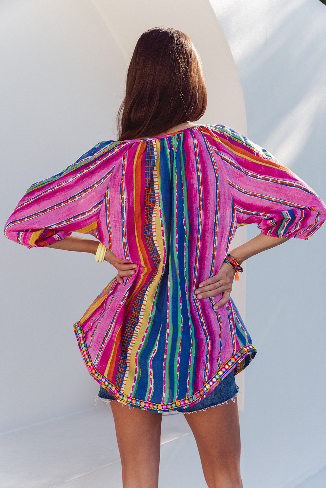 Sydney Top - Calypso Stripe