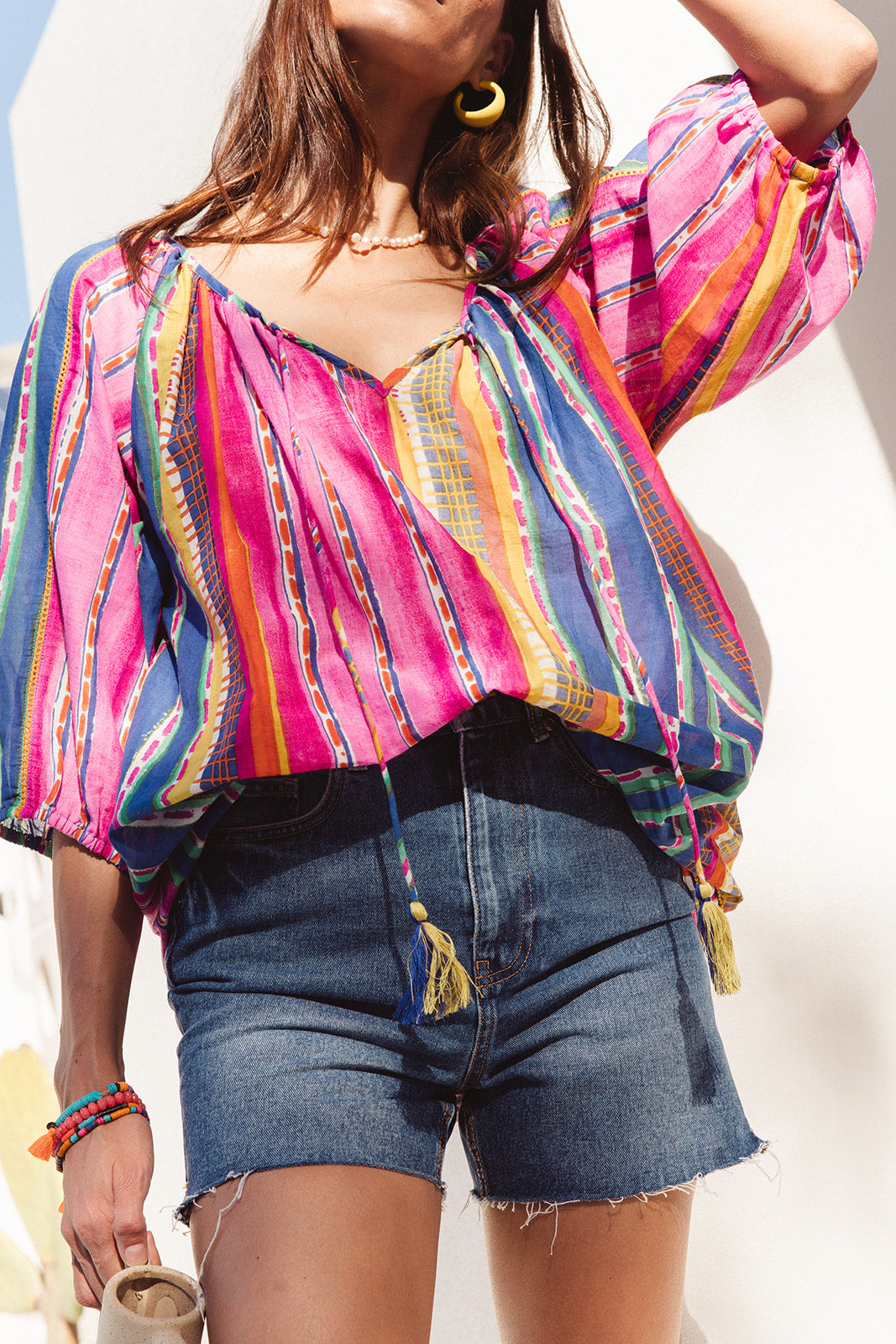 Sydney Top - Calypso Stripe