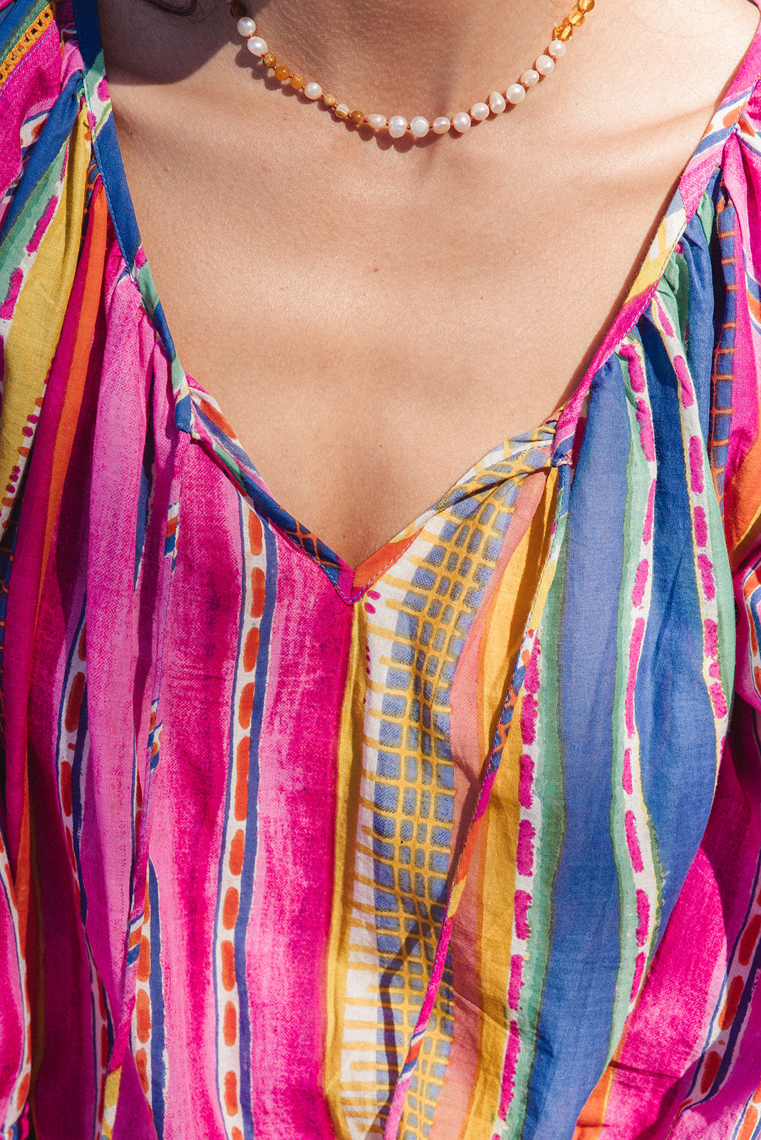 Sydney Top - Calypso Stripe