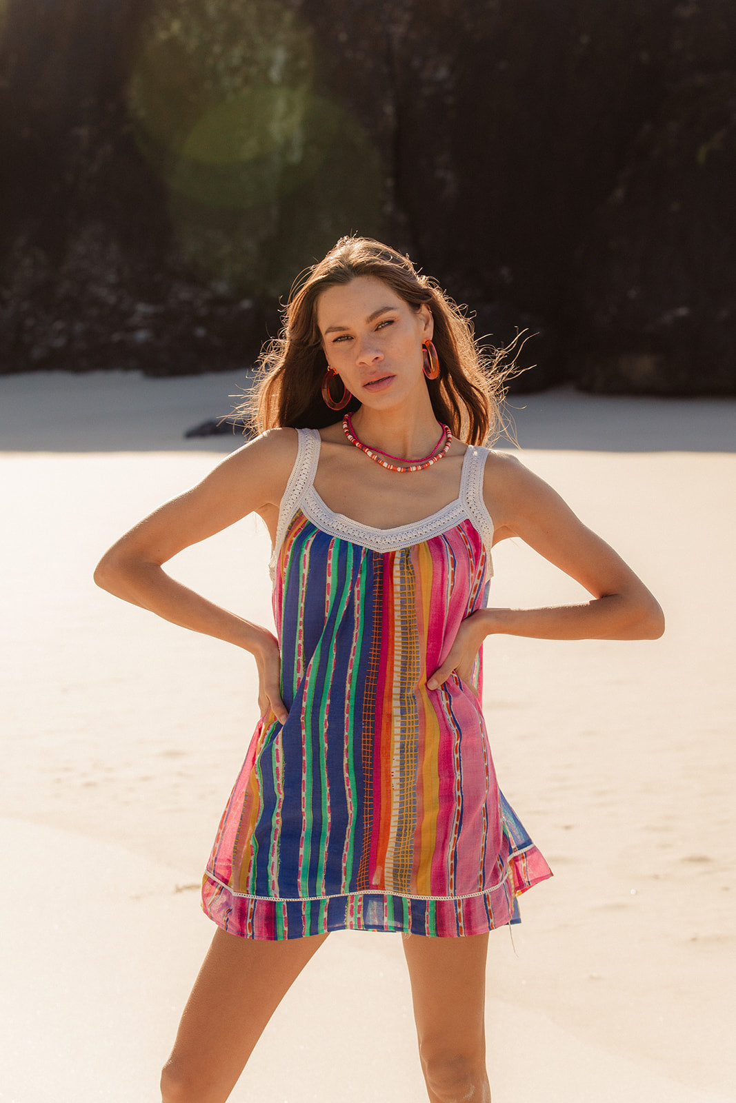 Palmas Top - Calypso Stripe