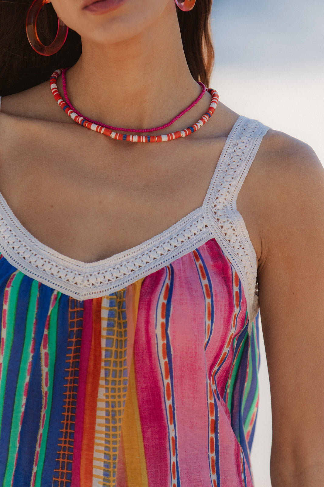 Palmas Top - Calypso Stripe