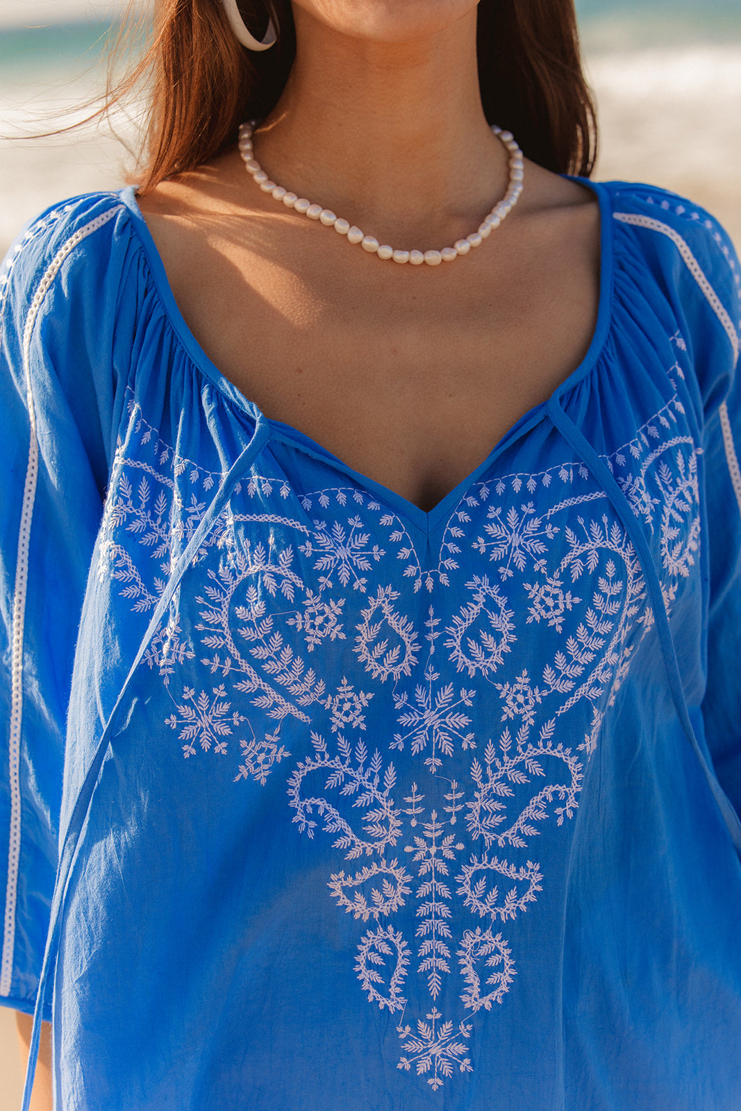 Sydney Top - Cornflower Blue