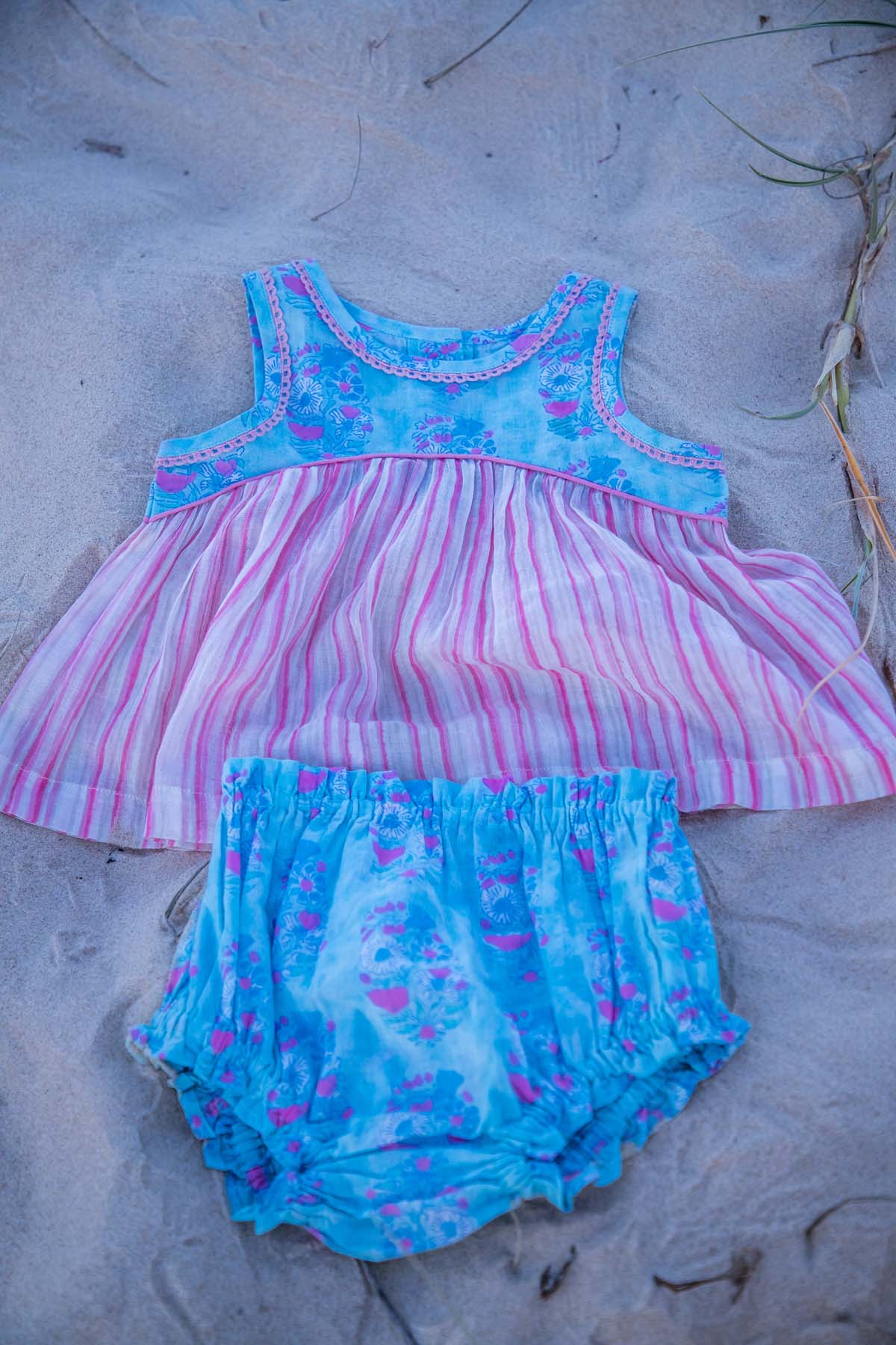 Baby Bloomer & Dress Set