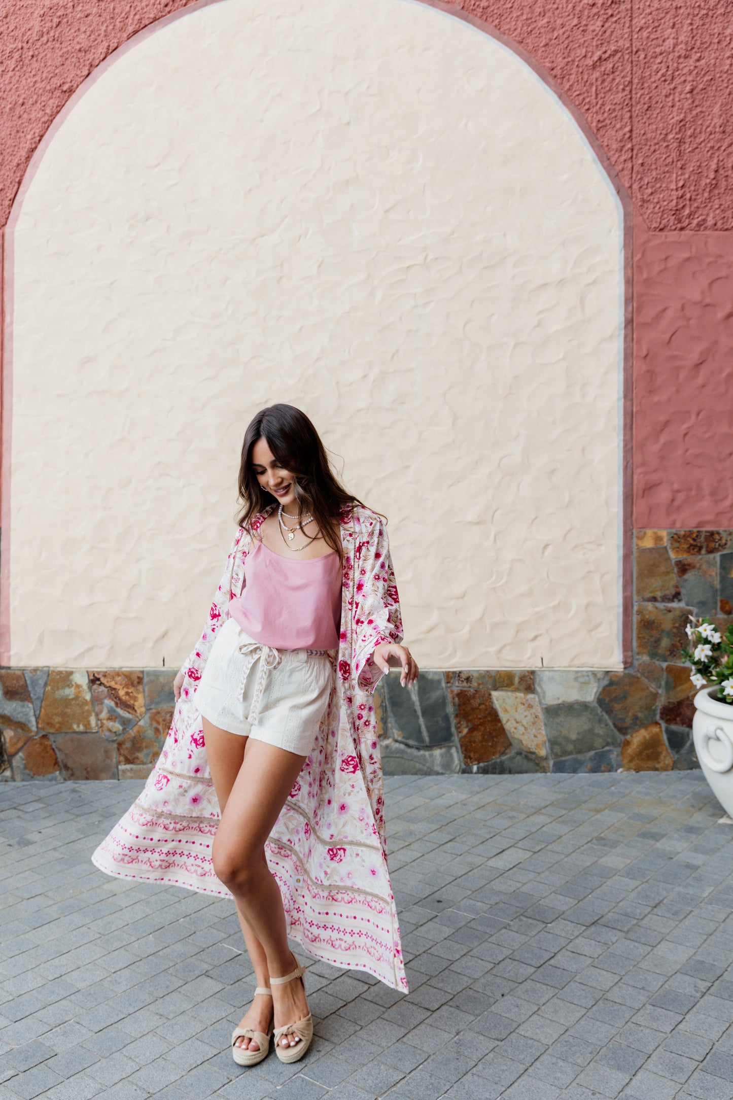 Milos Road Duster - Florence Pink