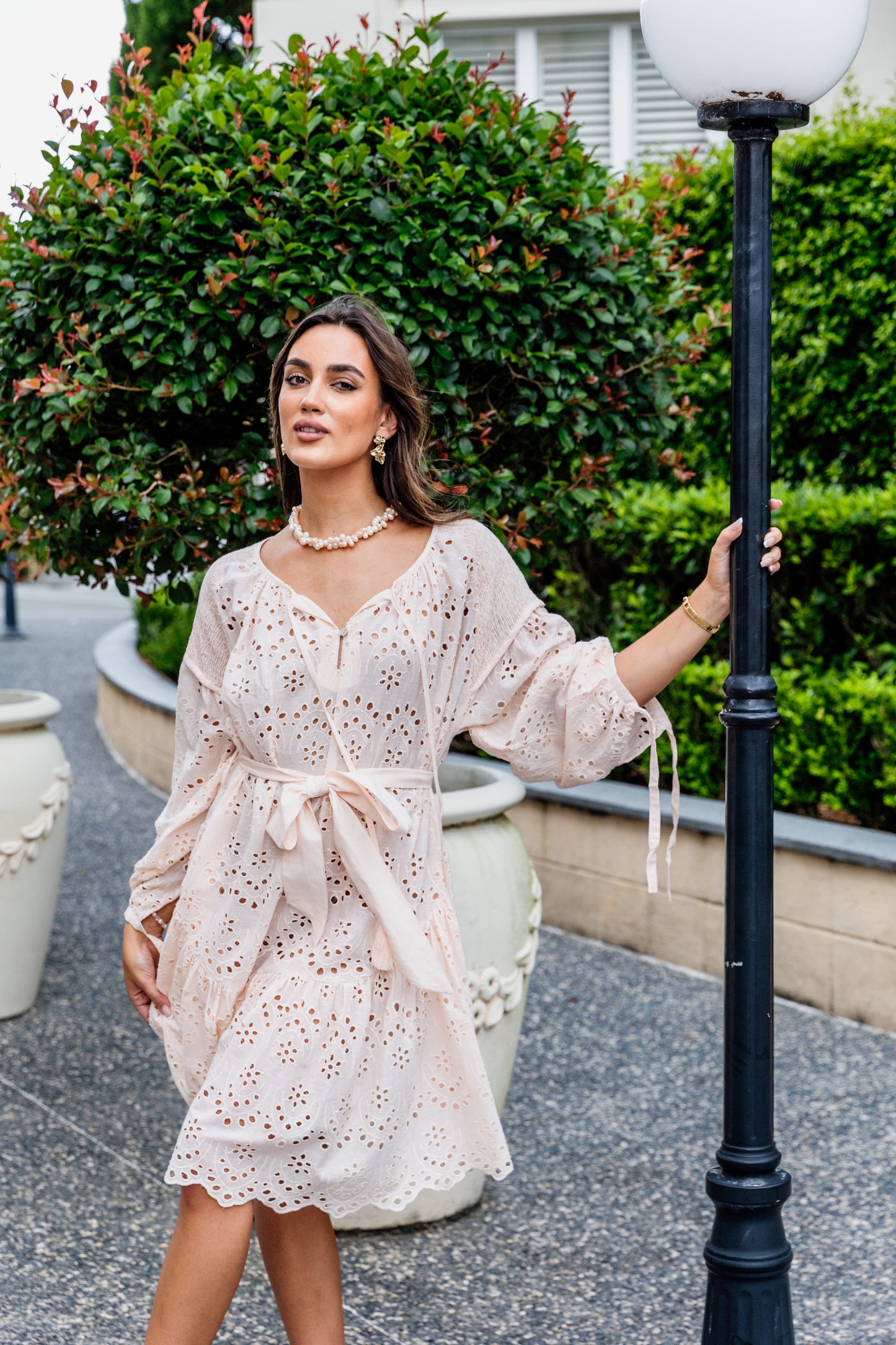 Corfu Dress - Dusty Pink