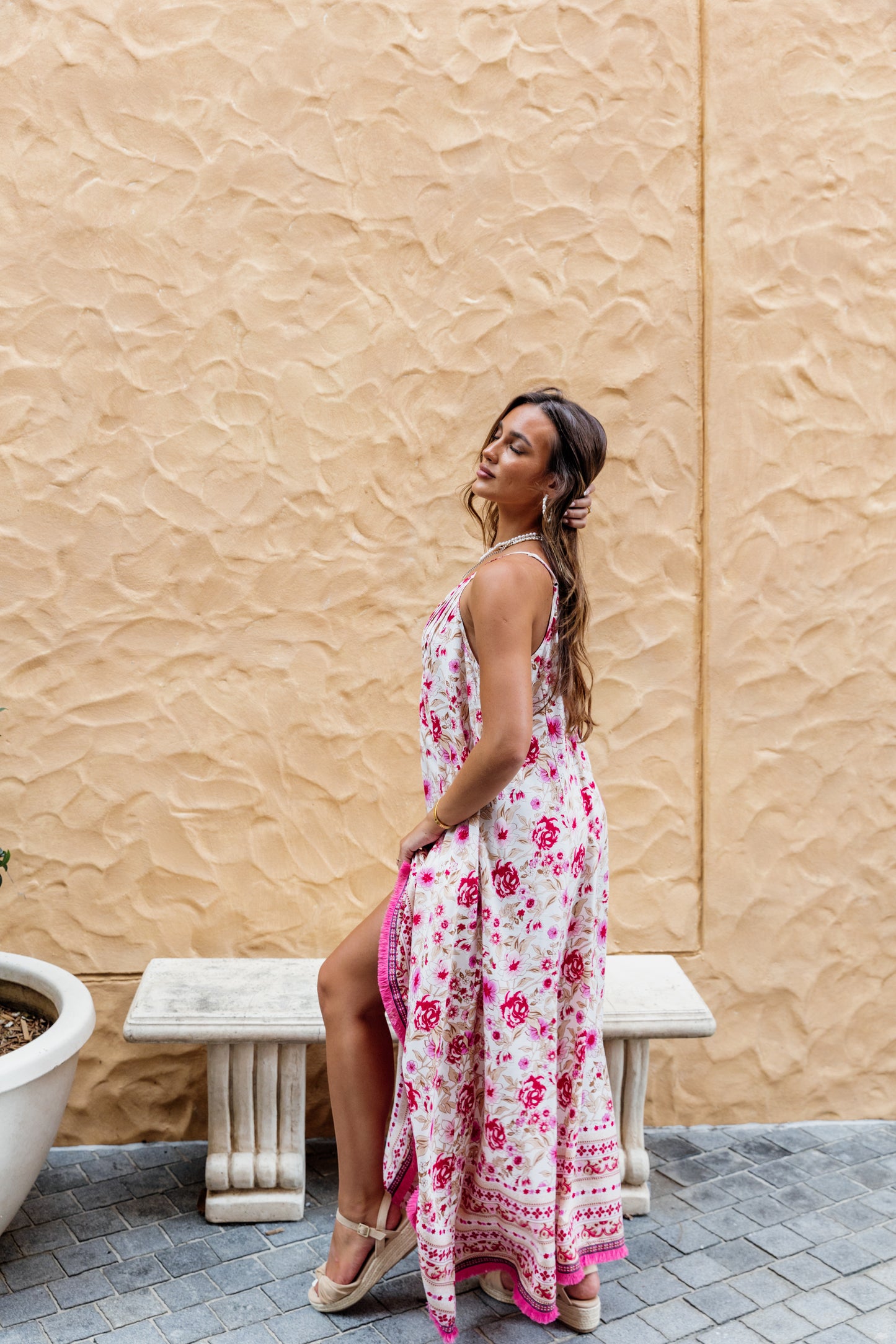 Carissa Maxi Dress - Florence Pink