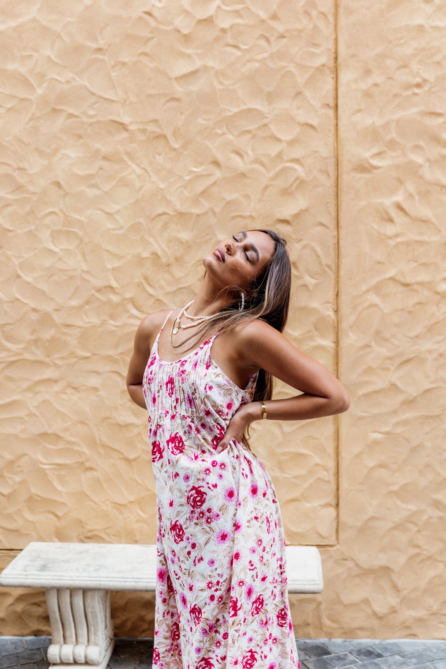 Carissa Maxi Dress - Florence Pink