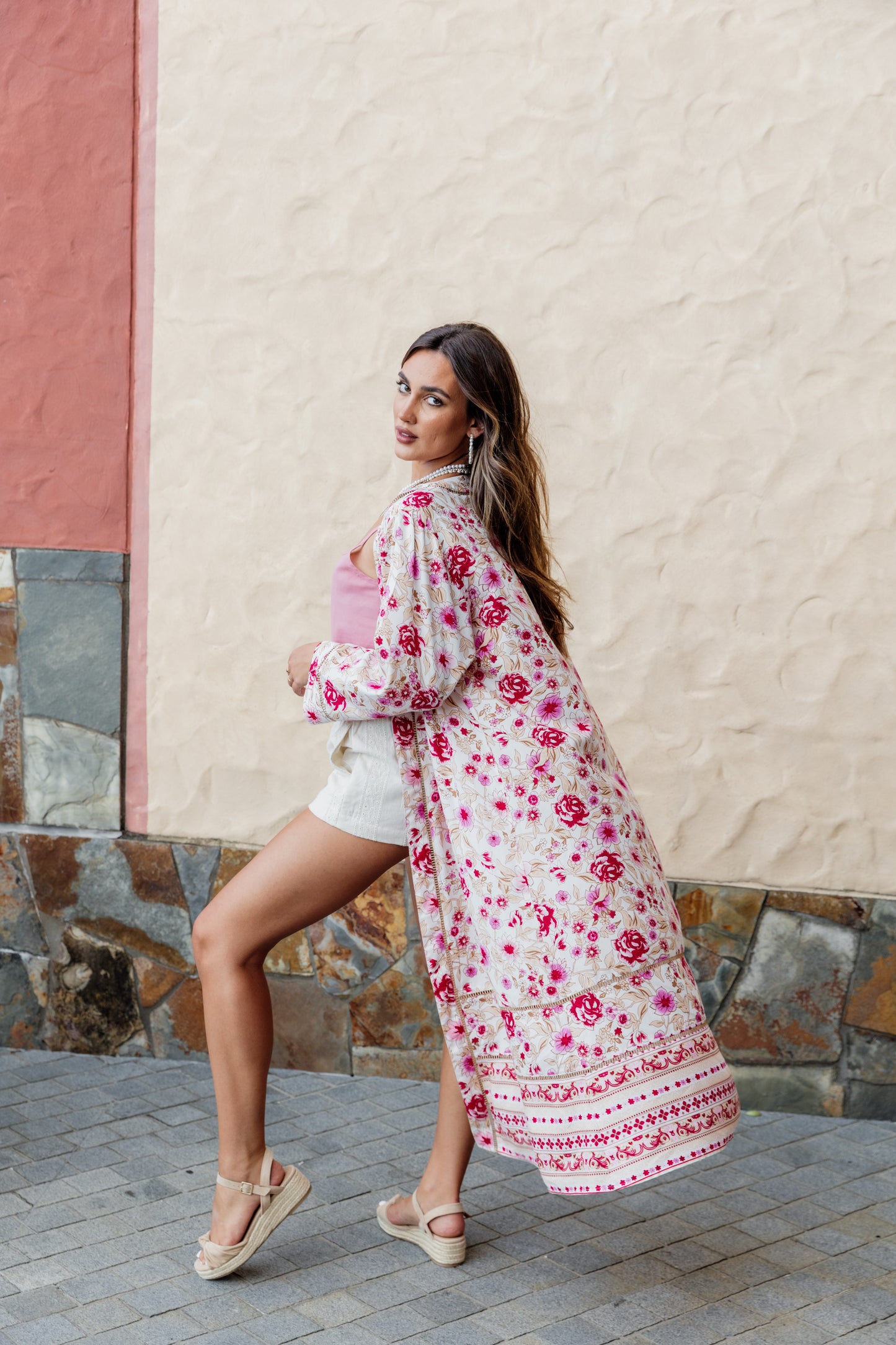Milos Road Duster - Florence Pink