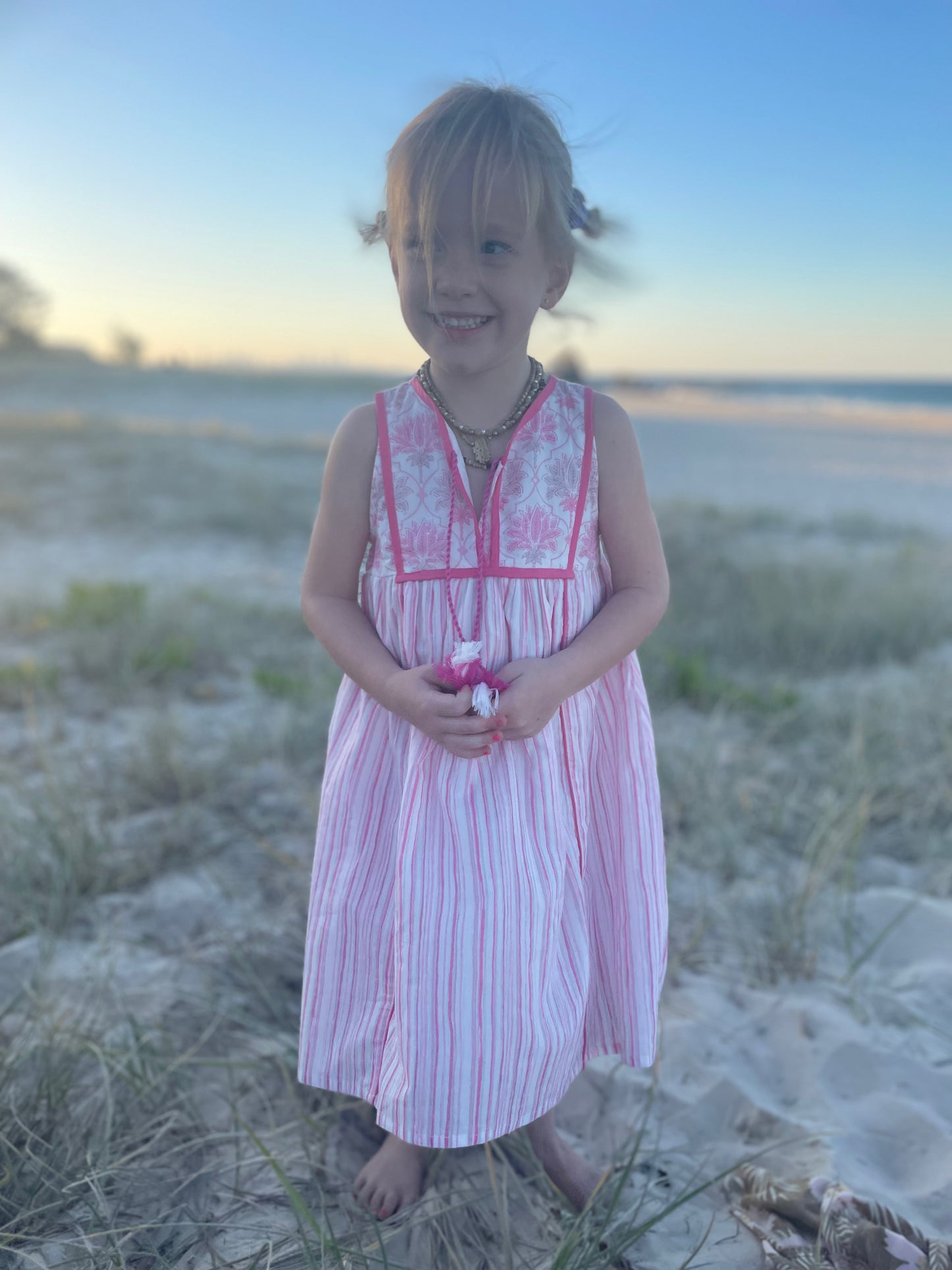 Millie Dress - Pink City Print