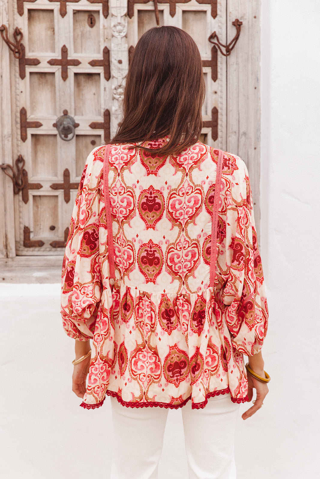 Lucas Top in Khalifa Print
