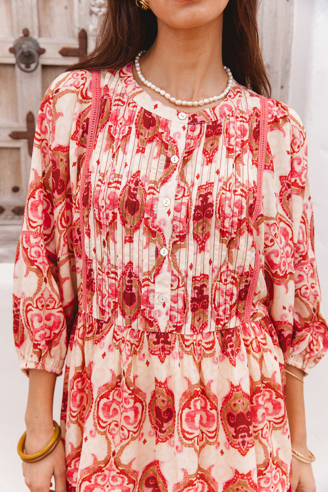 Lucas Top in Khalifa Print