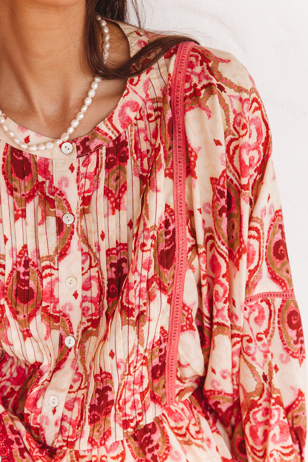 Lucas Top in Khalifa Print