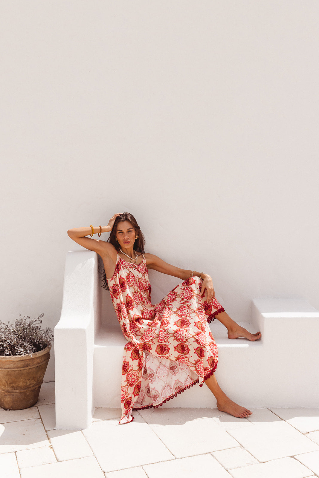 Leo Maxi Dress in Khalifa Print