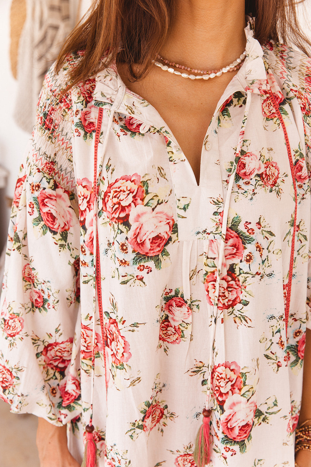 Kula Dress in Roza Flower Print