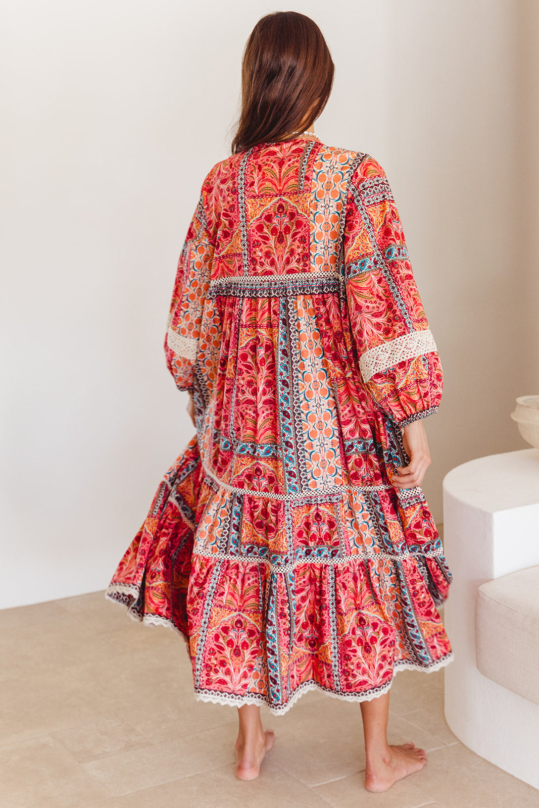 Boho Maxi in Temple Print