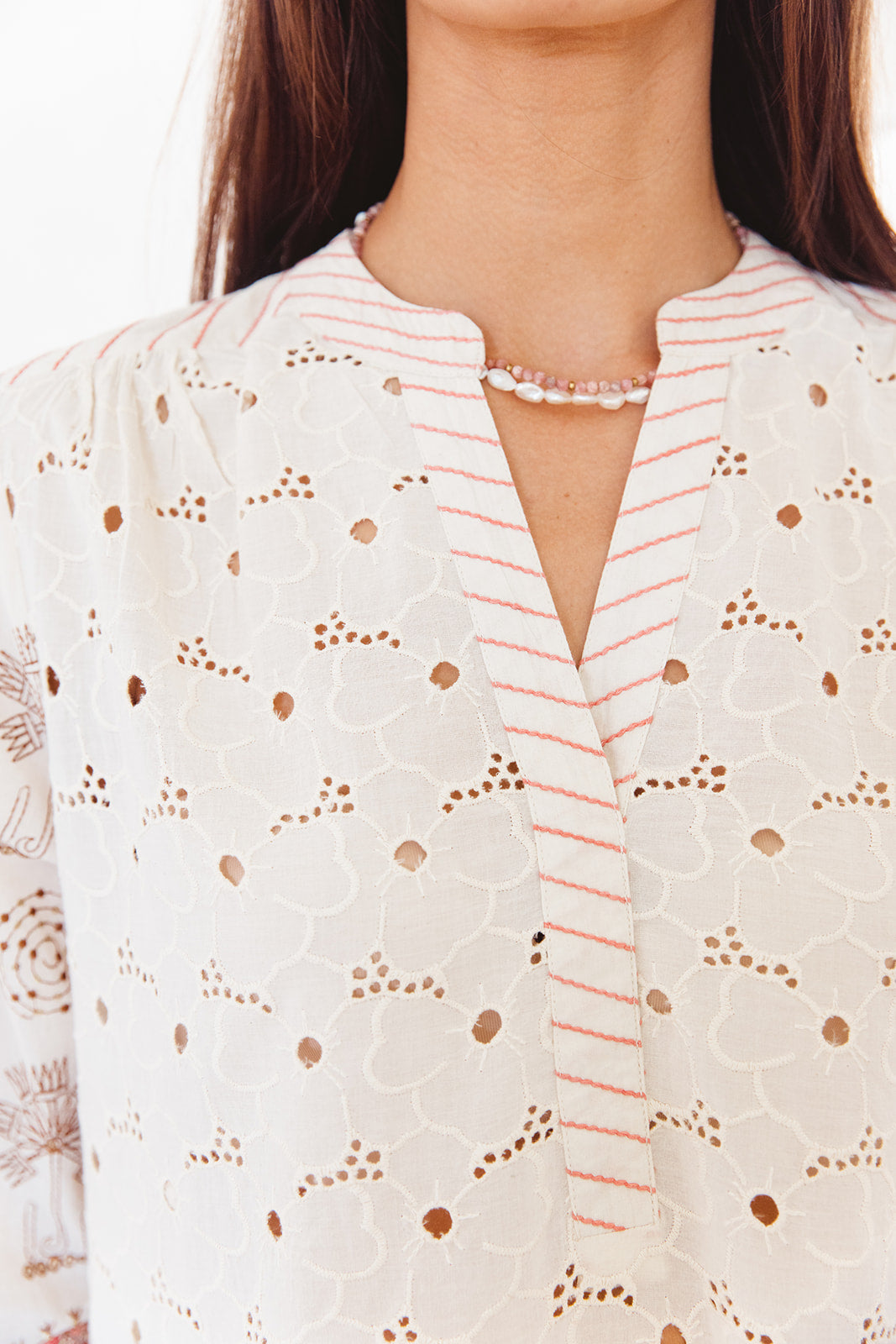 Biba Dress in Temple Embroidery