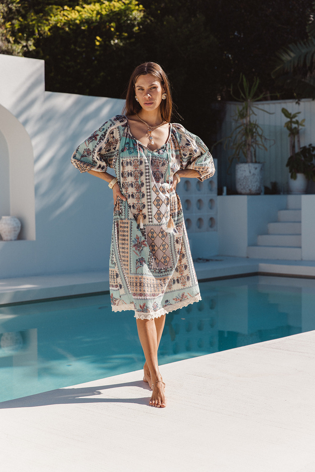 Sydney Dress - Taj Print