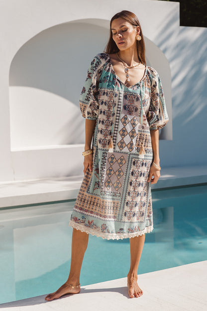 Sydney Dress - Taj Print