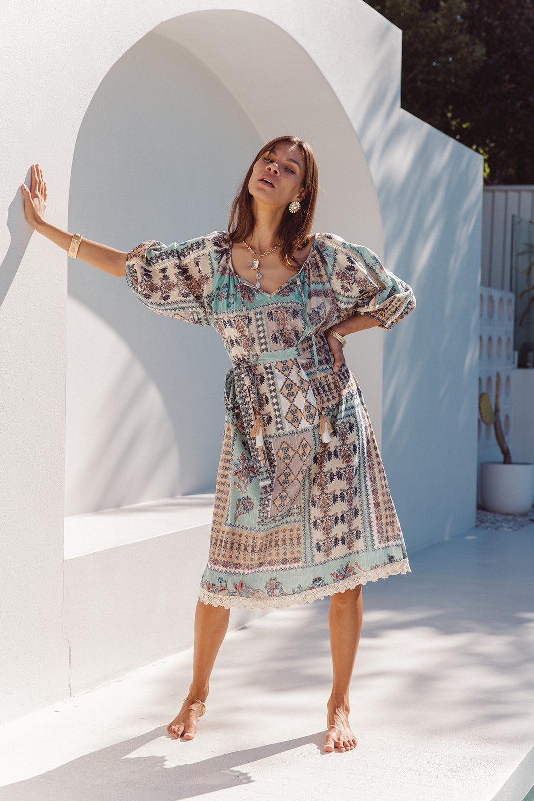 Sydney Dress - Taj Print