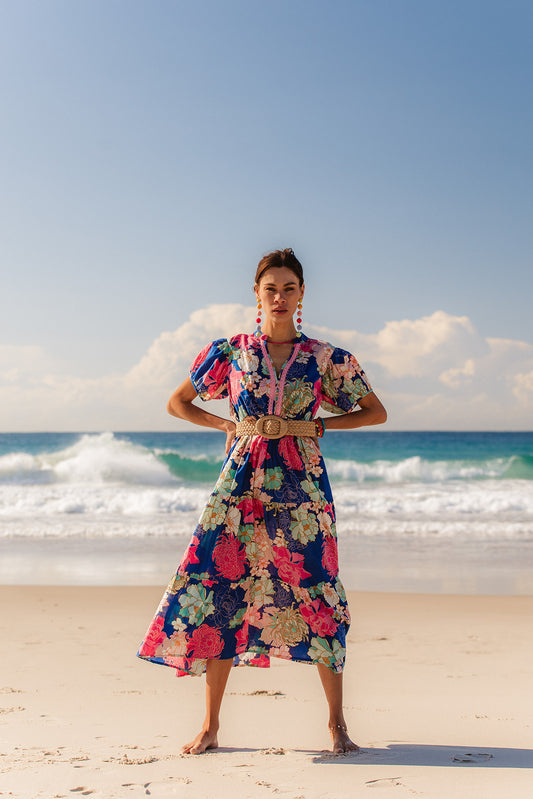 Kiama Dress - Calypso Flower