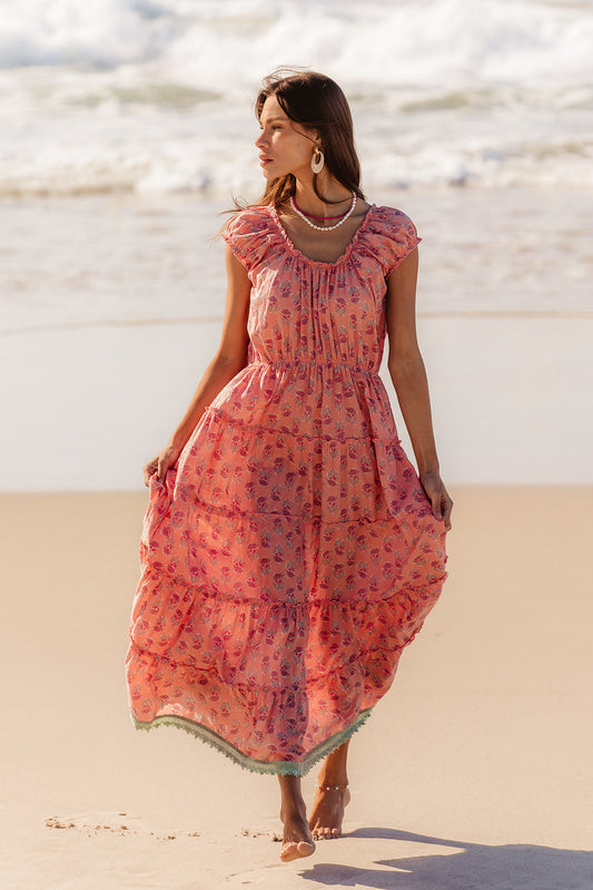 Paris Maxi - Summer Rose Print