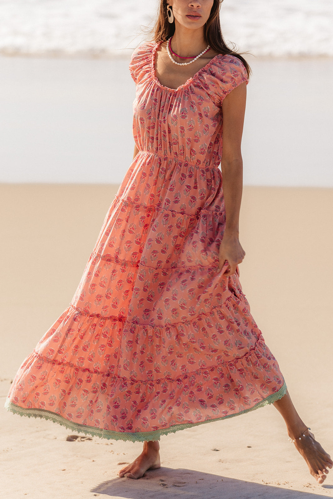 Paris Maxi - Summer Rose Print