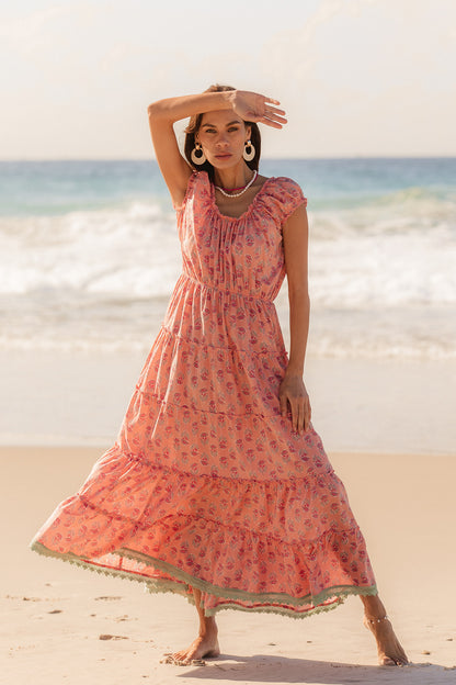 Paris Maxi - Summer Rose Print