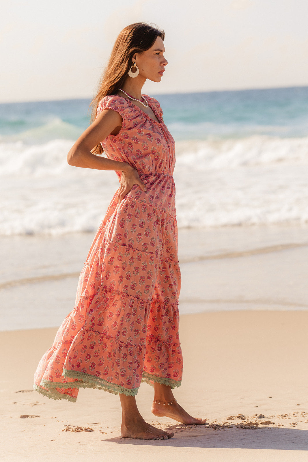 Paris Maxi - Summer Rose Print