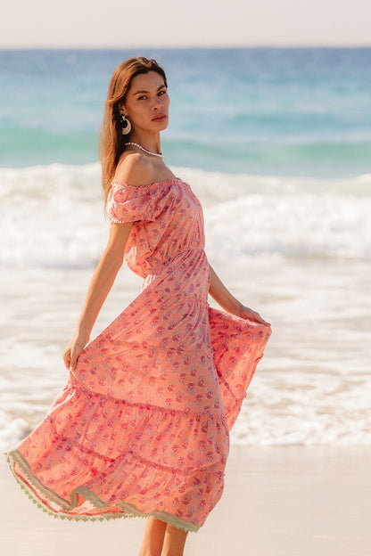 Paris Maxi - Summer Rose Print