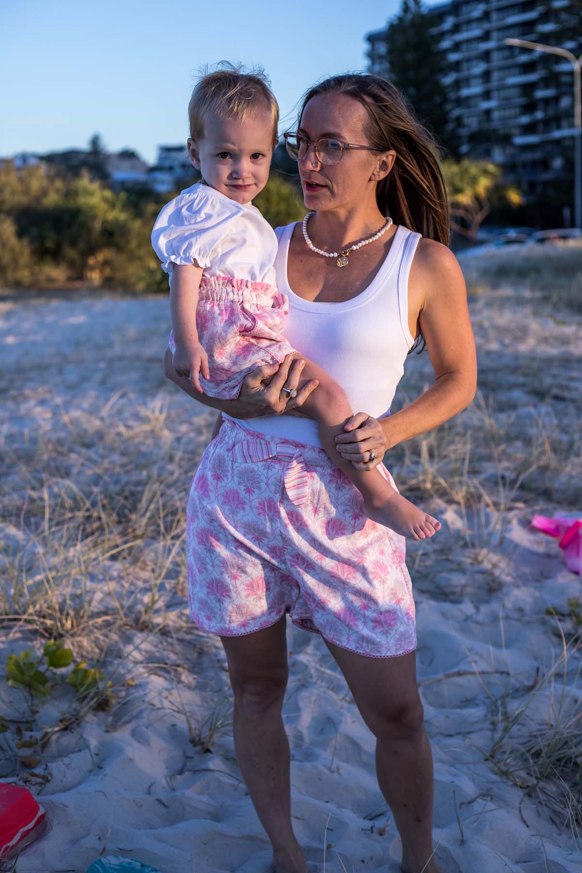 Sandy Shorts for Mamas - Pink Lotus