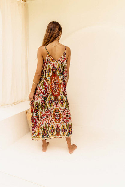 Innova Dress in Moon Beam Ikat