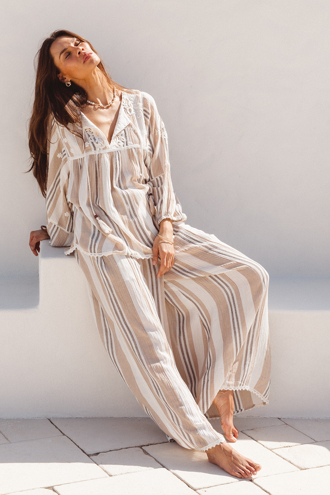 Byron Top in Imperial Stripe