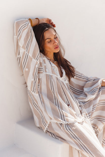 Byron Top in Imperial Stripe