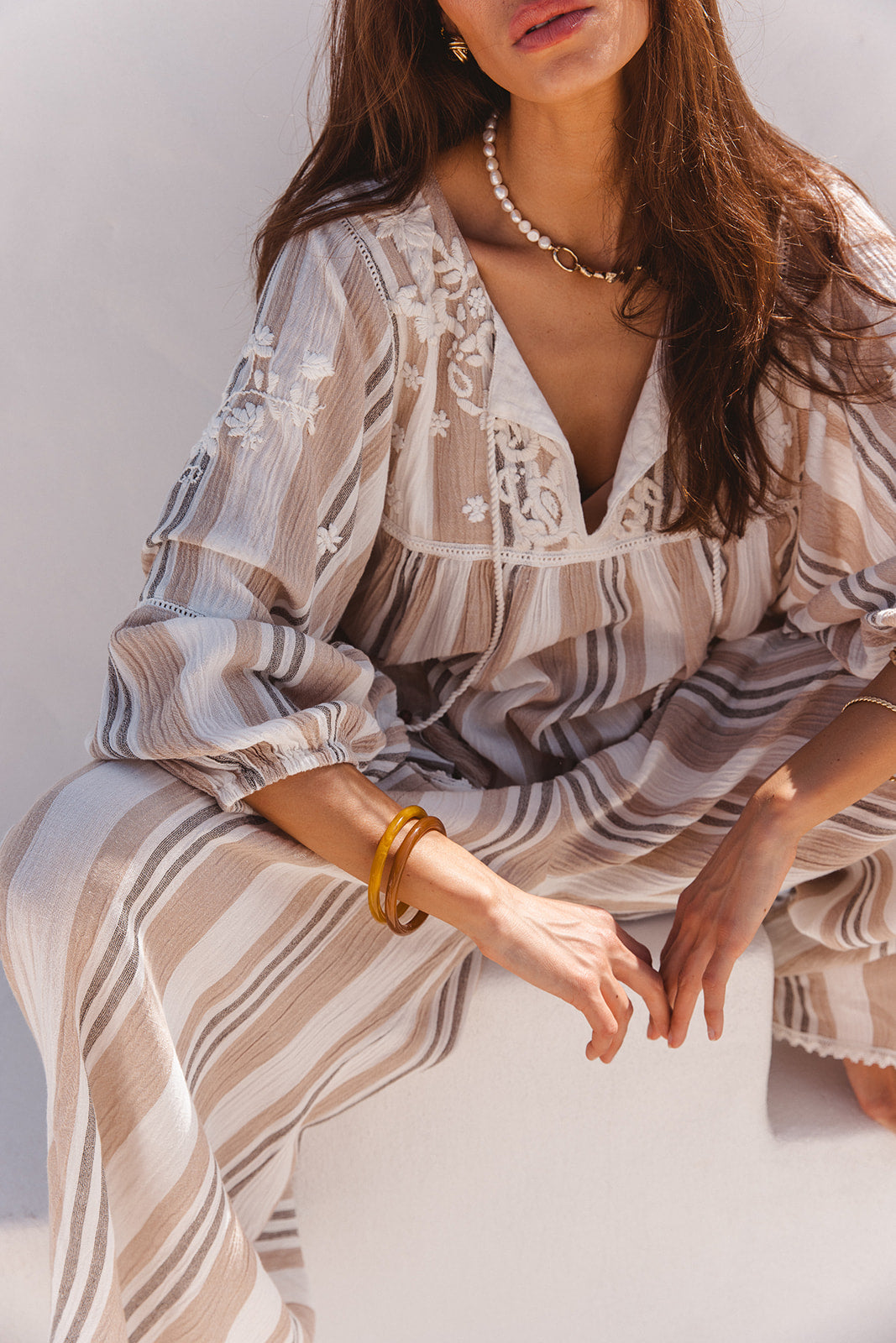 Byron Top in Imperial Stripe