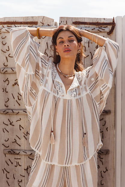 Byron Top in Imperial Stripe