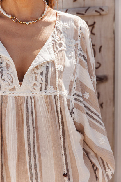 Byron Top in Imperial Stripe