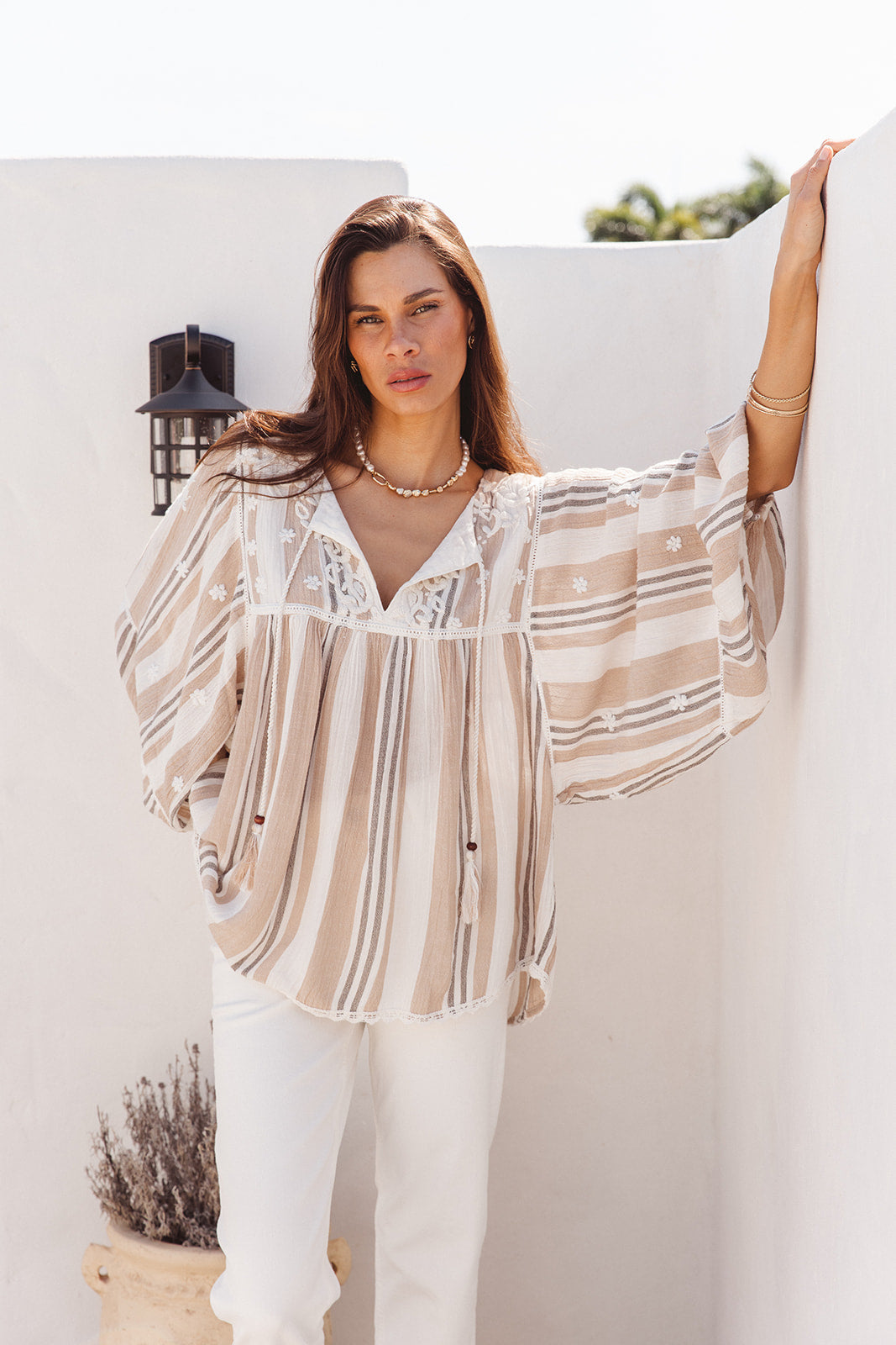 Byron Top in Imperial Stripe