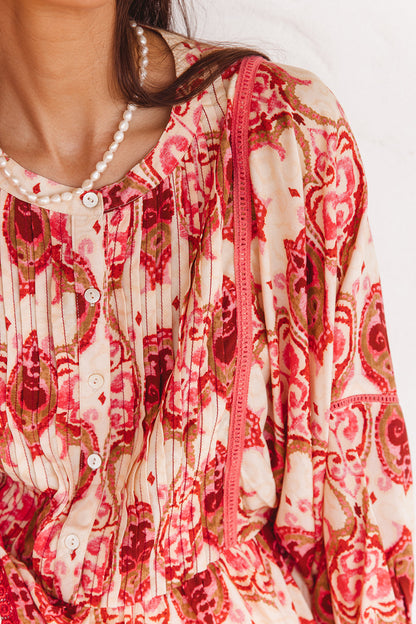 Lucas Top in Khalifa Print