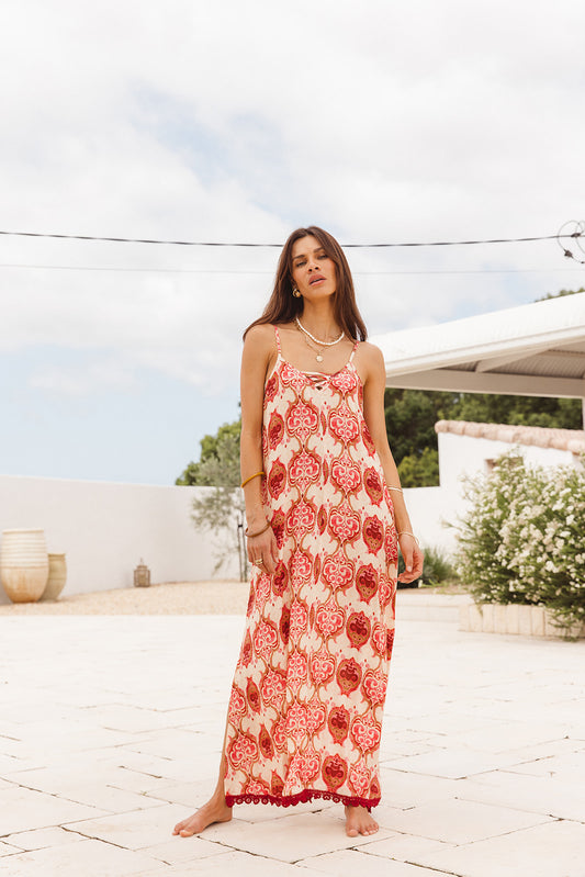 Leo Maxi Dress in Khalifa Print