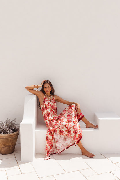 Leo Maxi Dress in Khalifa Print