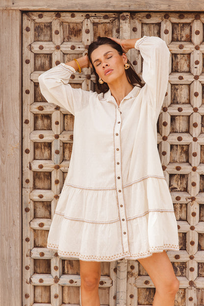 Toronto Dress in Cotton Poplin