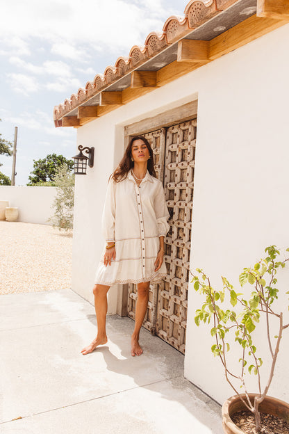 Toronto Dress in Cotton Poplin