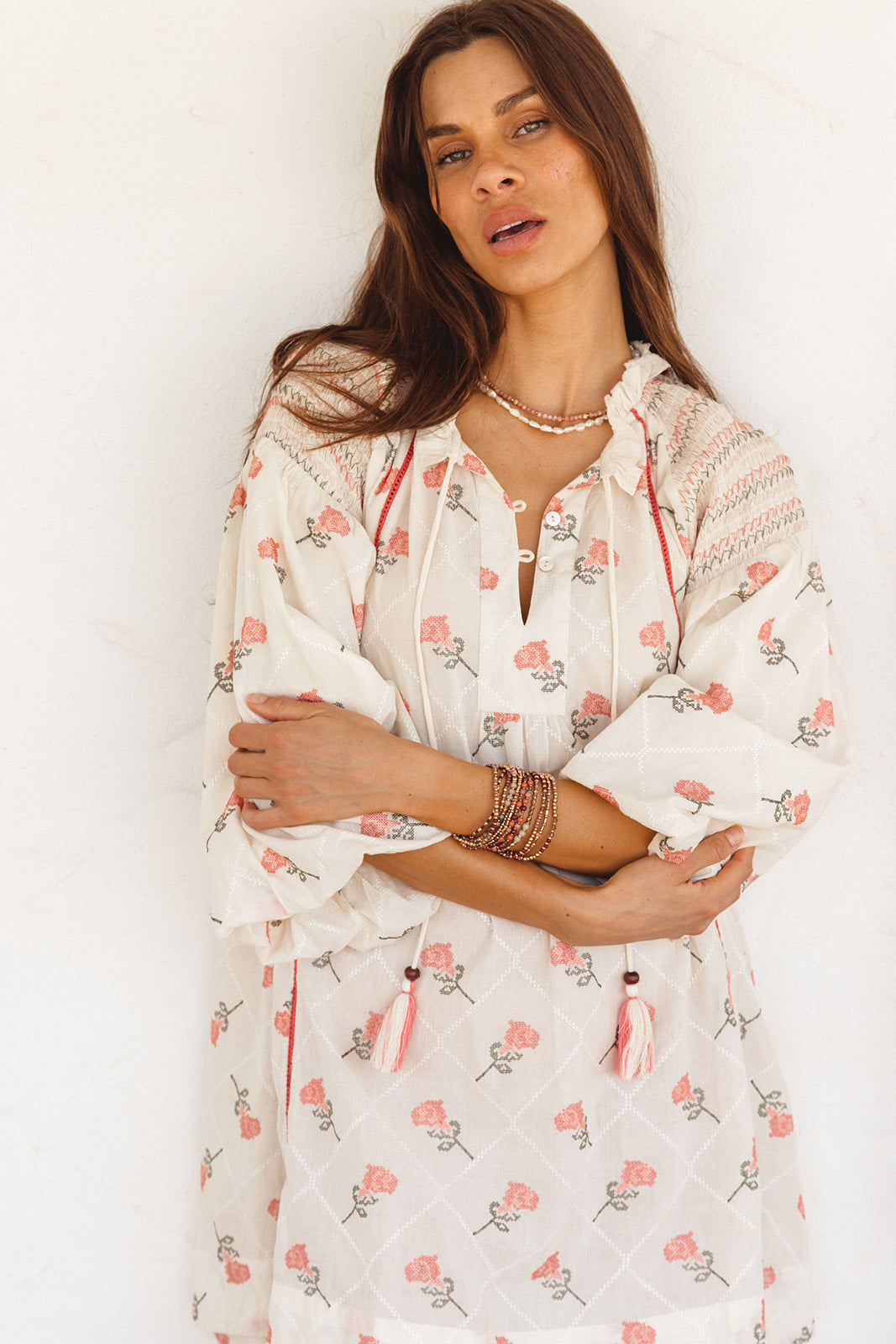 Kula Dress in Desert Roza Print