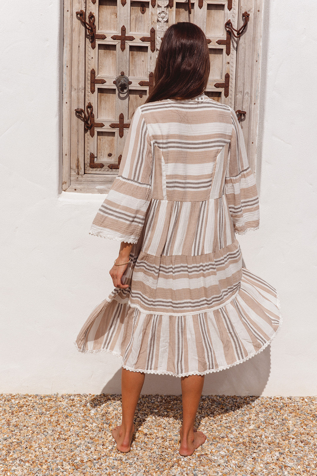 Maddison Dress in Imperial Stripe