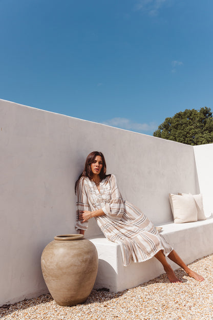 Maddison Dress in Imperial Stripe