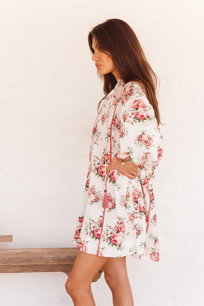 Kula Dress in Roza Flower Print