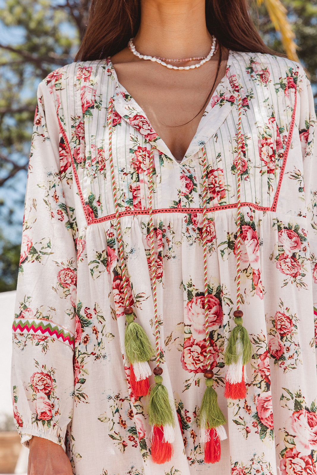 Boho Maxi in Roza Flower Print