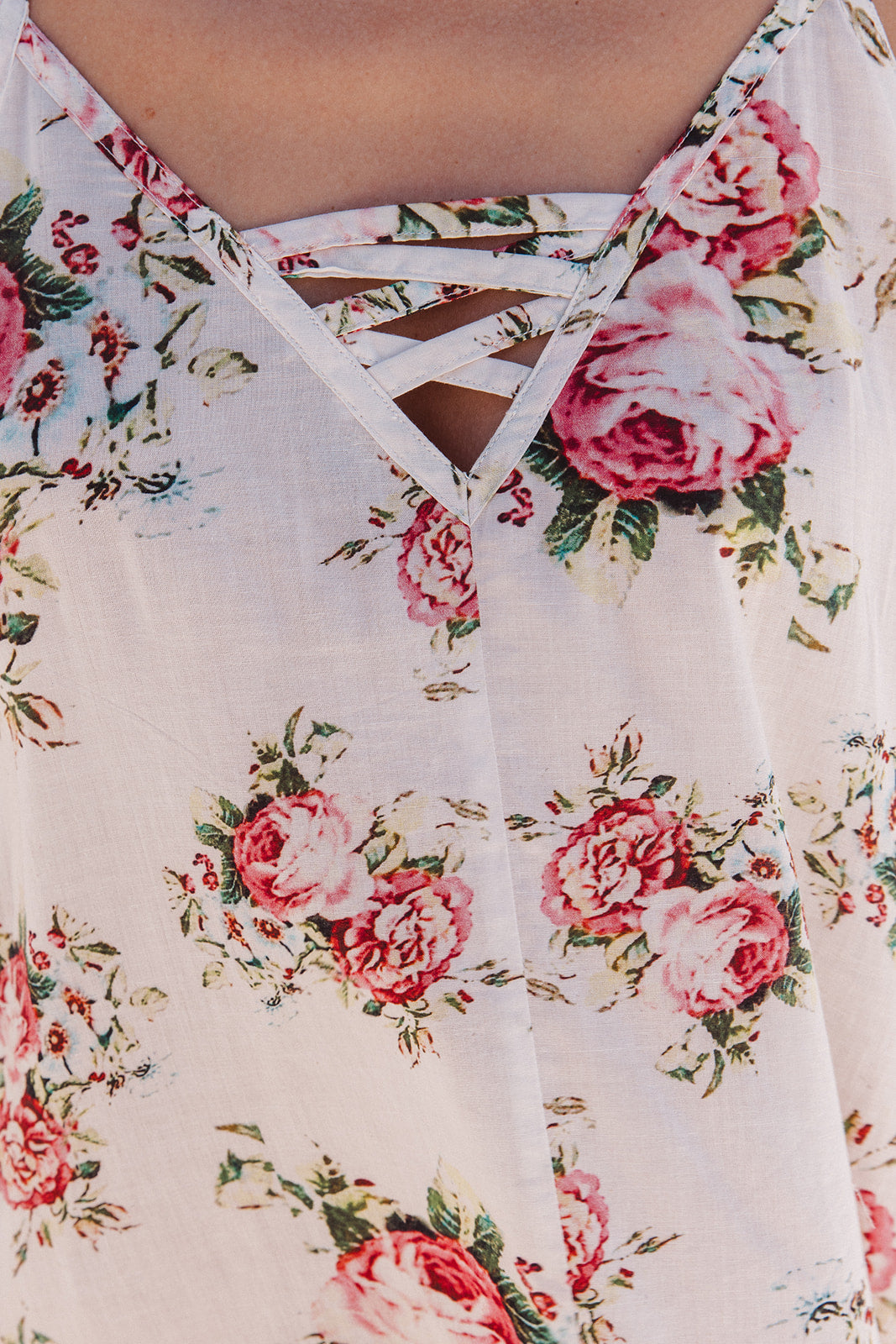 Leo Maxi Dress in Roza Flower Print