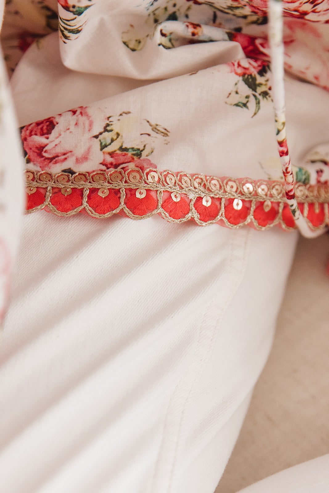 Byron Top in Roza Flower Print